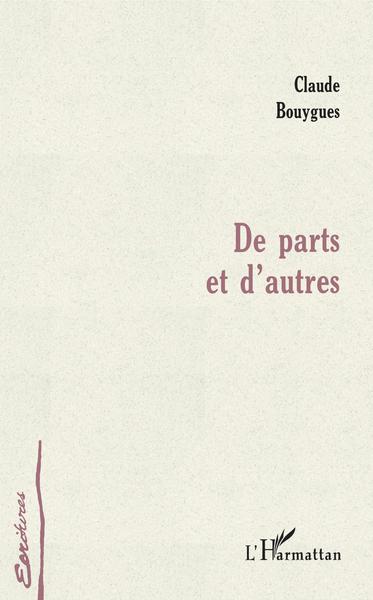 DE PARTS ET D'AUTRES (9782738485205-front-cover)