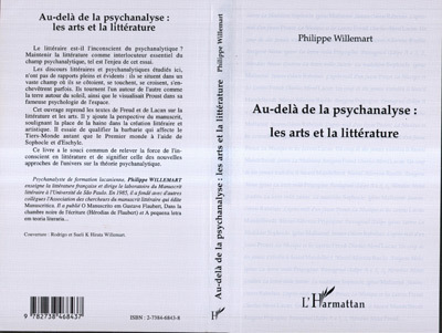 Au-delà de la Psychanalyse : les Arts et la Littérature (9782738468437-front-cover)