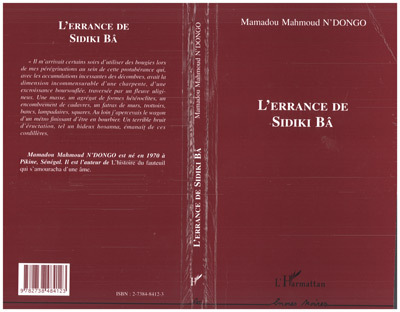 L'Errance de Sidiki Bâ (9782738484123-front-cover)