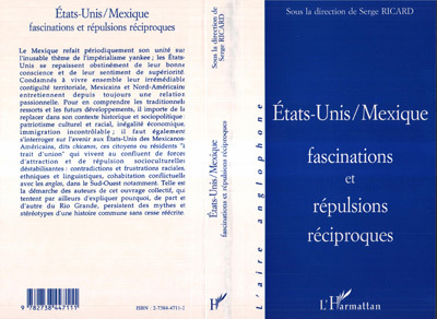 Etats-Unis / Mexique, fascination et répulsions réciproques (9782738447111-front-cover)