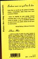 Bonheur mais sur quel ton le dire (9782738443670-back-cover)