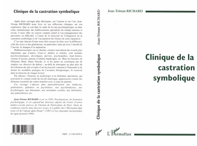 Clinique de la castration symbolique (9782738498380-front-cover)