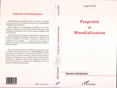 PROPRIETE ET MONDIALISATION (9782738481641-front-cover)