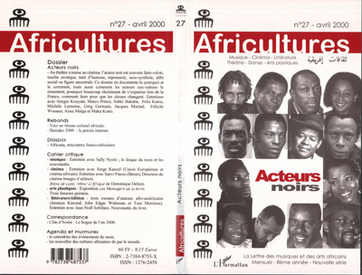 Africultures, Acteurs noirs (9782738487537-front-cover)