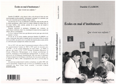 ECOLES EN MAL D'INSTITUTEURS ! Que vivent nos enfants ? (9782738498397-front-cover)