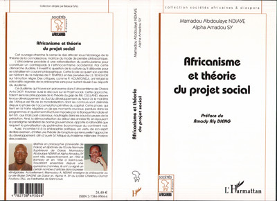 AFRICANISME ET THÉORIE DU PROJET SOCIAL (9782738495044-front-cover)