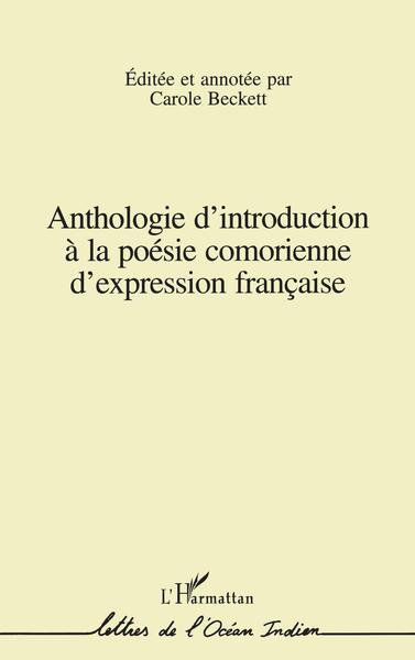 Anthologie d'introduction à la poésie comorienne d'expression française (Annotation) (9782738429315-front-cover)