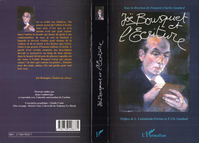 JOË BOUSQUET ET L'ÉCRITURE (9782738498335-front-cover)