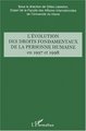 L'ÉVOLUTION DES DROITS FONDAMENTAUX DE LA PERSONNE HUMAINE EN 1997 ET 1998 (9782738496751-front-cover)