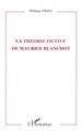 LA THEORIE FICTIVE DE MAURICE BLANCHOT (9782738483911-front-cover)