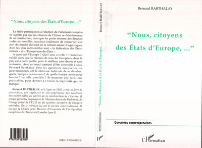 " NOUS, CITOYENS DES ETATS D'EUROPE,  " (9782738483034-front-cover)