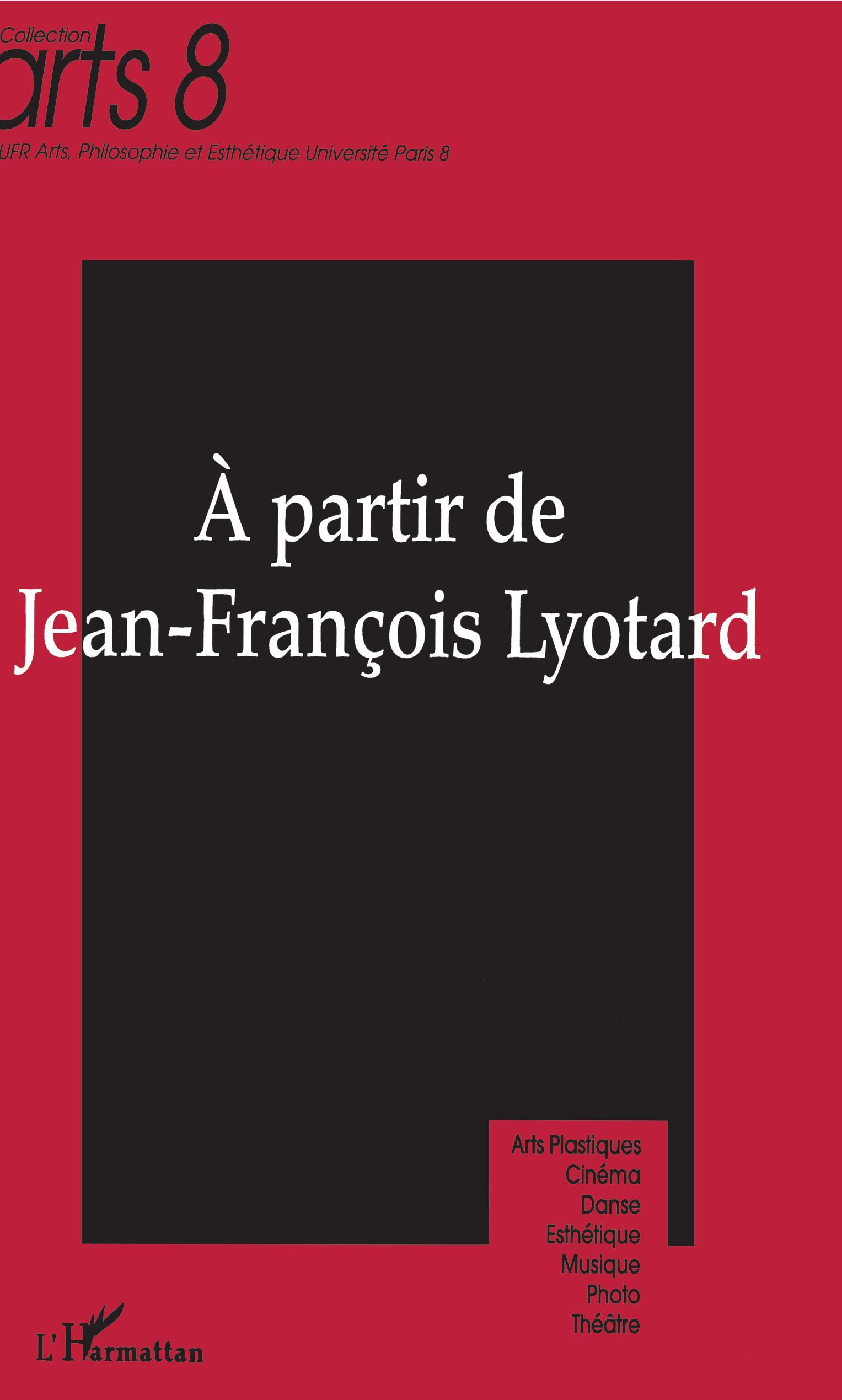 A partir de Jean-François Lyotard (9782738497147-front-cover)