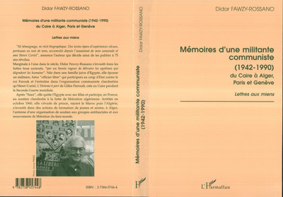 Mémoire d'une militante communiste (1942-1990) du Caire à Alger, Paris et Genève (9782738457448-front-cover)