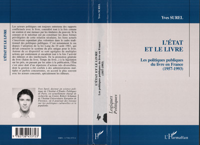 L'Etat et le livre, Les politiques publiques du livre en France (1957-1993) (9782738453723-front-cover)
