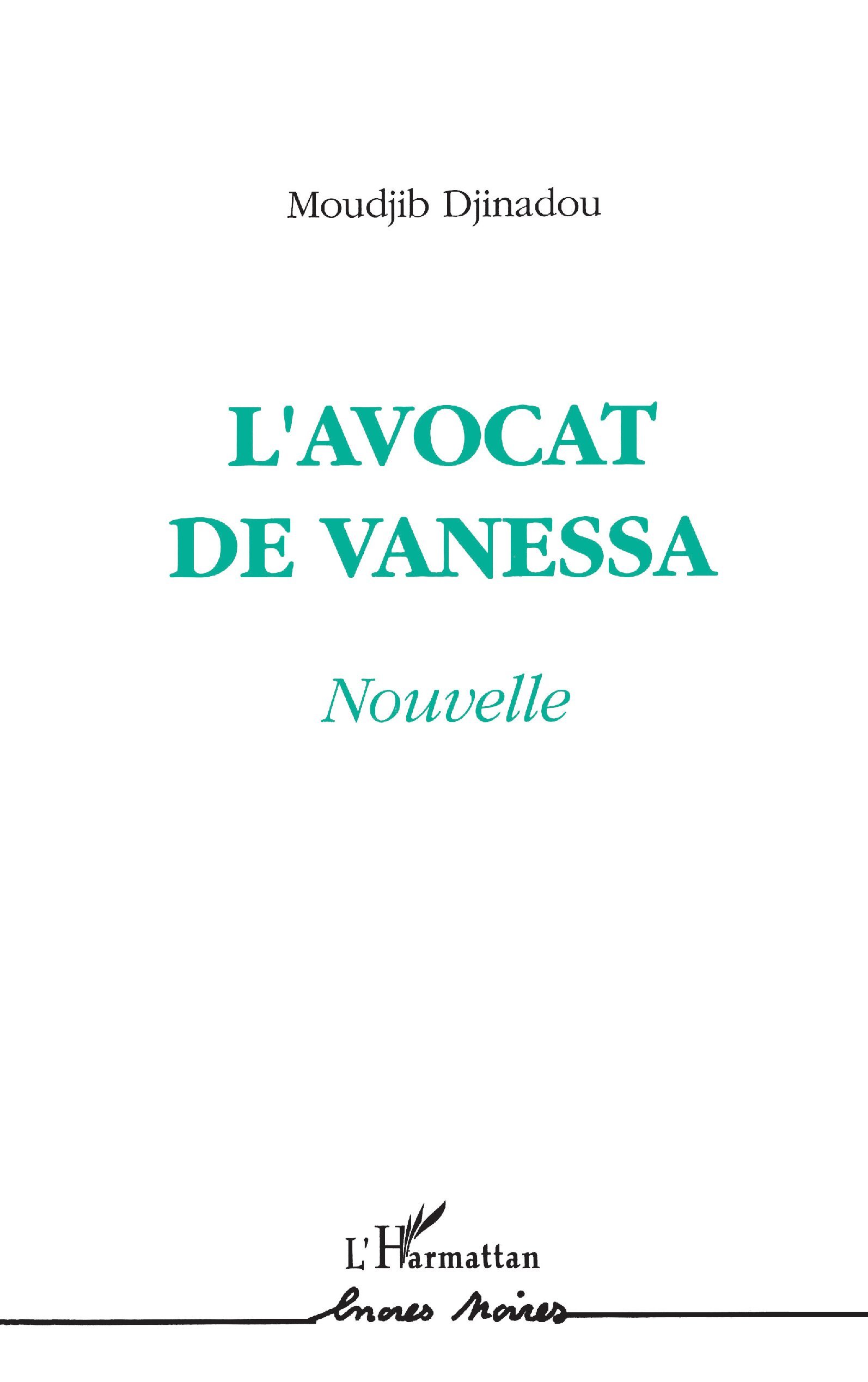 L'avocat de Vanessa (9782738443595-front-cover)