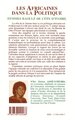 Les Africaines dans la politique, Femmes Baoulé de Côte d'Ivoire (9782738440488-back-cover)