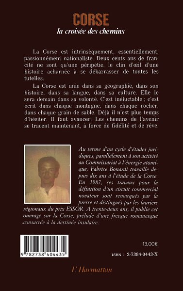 Corse : la croisée des chemins (9782738404435-back-cover)