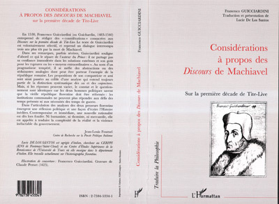 Considérations à propos de Machiavel, Sur la première décade de Tite-Live (9782738453341-front-cover)