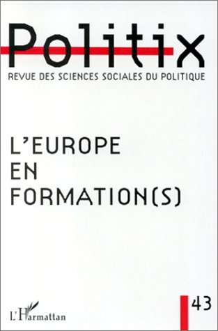 Politix, L'EUROPE EN FORMATION (S) (9782738473967-front-cover)