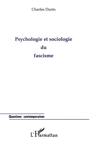 PSYCHOLOGIE ET SOCIOLOGIE DU FASCISME (9782738490292-front-cover)