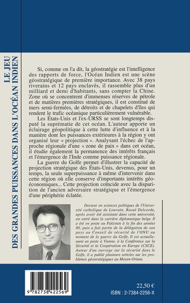 Le jeu des grandes puissances dans l'Océan Indien (9782738422569-back-cover)