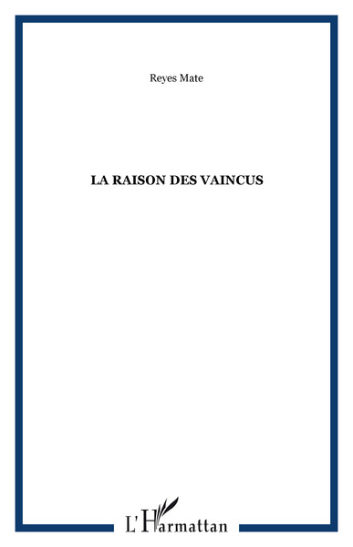 La raison des vaincus (9782738418807-front-cover)