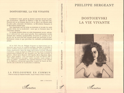 Dostoïevski, la vie vivante (9782738424105-front-cover)