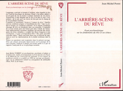 L'ARRIERE-SCÈNE DU RÊVE, Essai psychanalytique sur les fondements du rêve et ses échecs (9782738451200-front-cover)