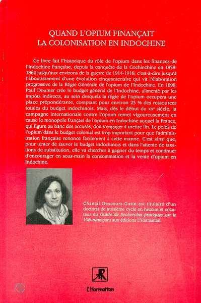 Quand l'opium finançait la colonisation de l'Indochine (9782738410696-back-cover)