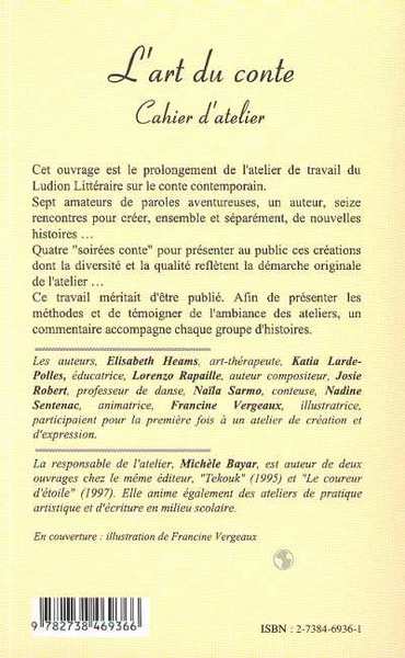 L'art du Conte (9782738469366-back-cover)