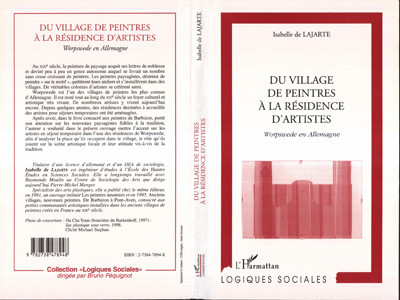 Du village de peintres a la résidence d'artistes, Worpswede en Allemagne (9782738478948-front-cover)