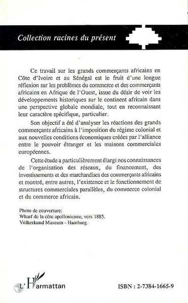 Commerce et commerçants en Afrique de l'ouest, Vol. 2 : La Côte-d'Ivoire (9782738416650-back-cover)