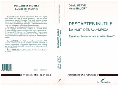 DESCARTES INUTILE, La nuit des Olympica - Essai sur le national-cartésianisme (9782738482747-front-cover)