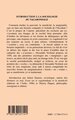 INTRODUCTION A UNE SOCIOLOGIE DU VAGABONDAGE (9782738457141-back-cover)