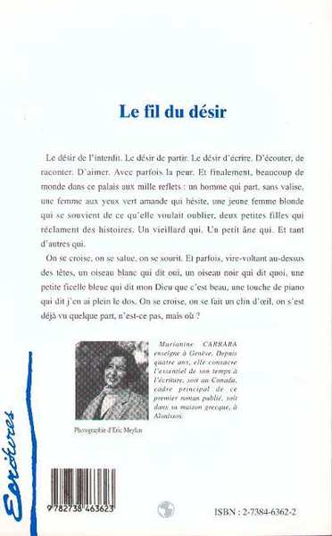 Le Fil du Désir (9782738463623-back-cover)