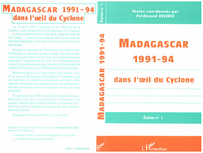 Madagascar 1991-1994, Dans l'oeil du cyclone (9782738426482-front-cover)