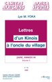 Lettres d'un Kinois à l'oncle du village (9782738436931-front-cover)