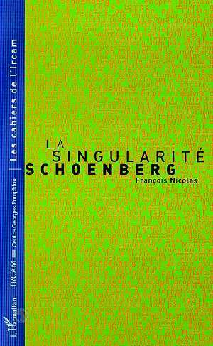 LA SINGULARITE SCHOENBERG (9782738461681-front-cover)