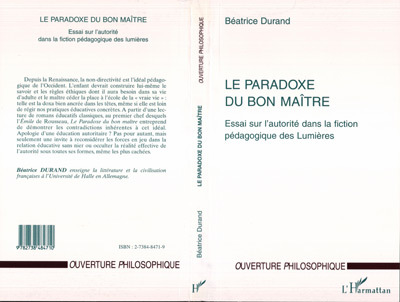 PARADOXE DU BON MAÎTRE (9782738484710-front-cover)