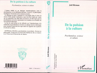 De la Pulsion à la Culture, Psychanalyse, science et culture (9782738464439-front-cover)