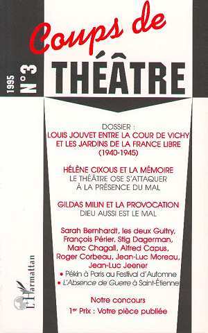 Coups de théâtre, Louis Jouvet entre la cours de Vichy et les jardins de la France libre, (1940-1945) (9782738435880-front-cover)