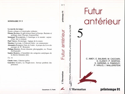Futur Antérieur, Futur Antérieur 5 (9782738409843-front-cover)
