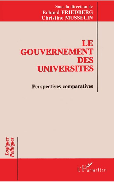 Le gouvernement des universités, Perspectives comparatives (9782738414458-front-cover)