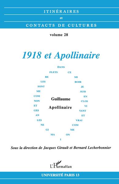 Itinéraires et Contacts de cultures, 1918 et Apollinaire (9782738480194-front-cover)