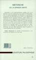 NIETZSCHE OU LA GRANDE SANTE (9782738476838-back-cover)