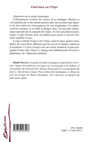 FLASH-BACK SUR L'EIGER (9782738493293-back-cover)