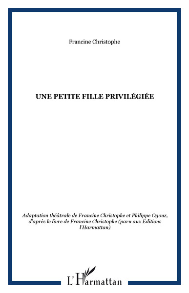 UNE PETITE FILLE PRIVILÉGIÉE (9782738498854-front-cover)