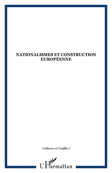 Cultures et Conflits, Nationalismes et construction européenne (9782738418777-front-cover)