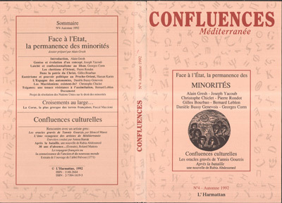 Confluences Méditerranée, Face à l'Etat, la permanence des minorités (9782738416193-front-cover)