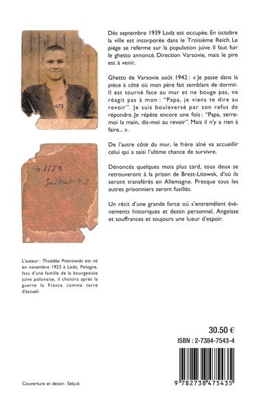 LE MUR ET LES BARREAUX, Mémoire de guerre 1939-1943 (9782738475435-back-cover)